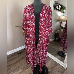 American Eagle • Boho Floral Duster Kimono